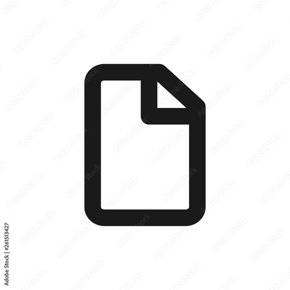 File Icon. Simple File vector illustration for webiste, app, and UI design. Document illustration on white background. File Icon. Simple File vector illustration for webiste, app, and UI design. Document illustration on white background.