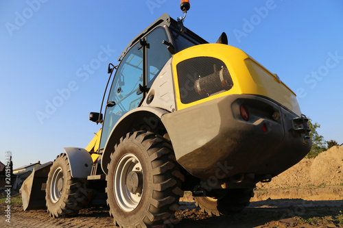 Wheel loader on construction site © U. J. Alexander