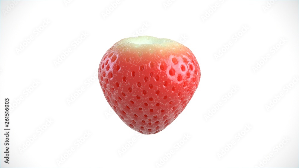 Strawberry isolated over black background Strawberry isolated over black background