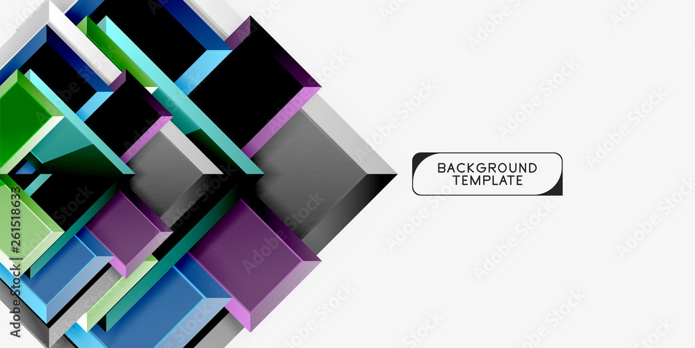 Glossy arrows geometric background Glossy arrows geometric background