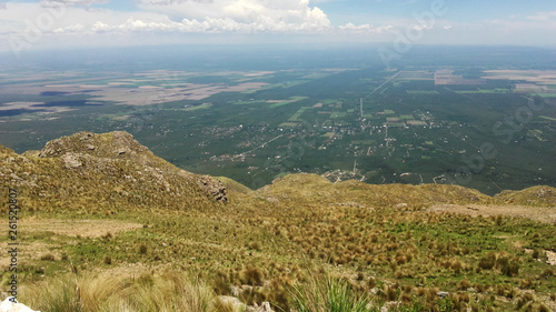 Panoramic view of Villa de Merlo, San Luis, Argentina