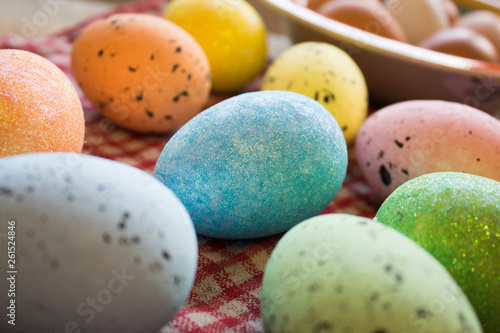 colorful easter eggs 
