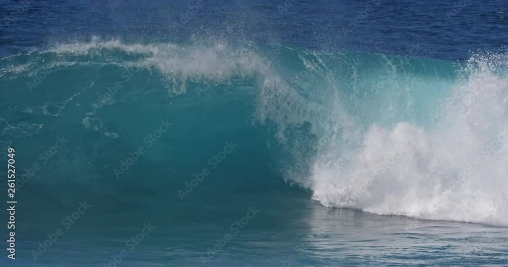 Waves in Atlantic Ocean, Porto Moniz, Madeira Island Portugal, Slow Motion 4K Waves in Atlantic Ocean, Porto Moniz, Madeira Island Portugal, Slow Motion 4K
