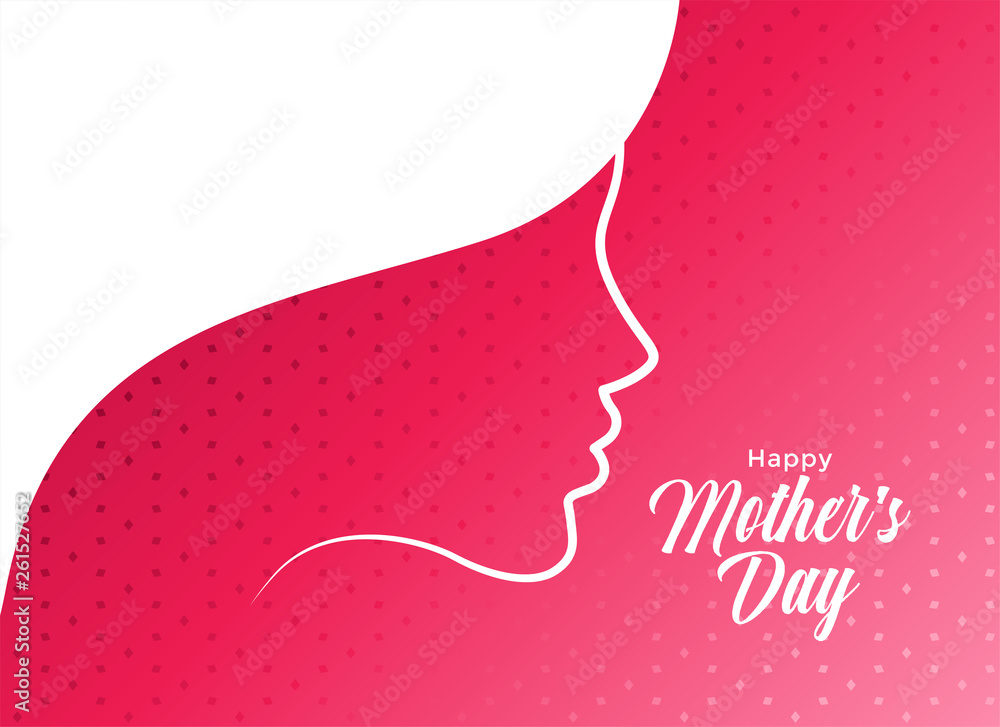 elegant happy mother's day poster design