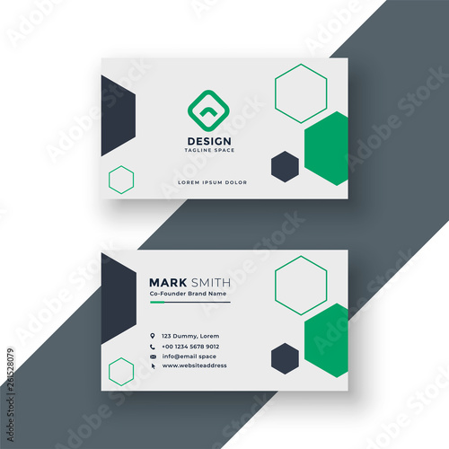 modern medical doctor business card