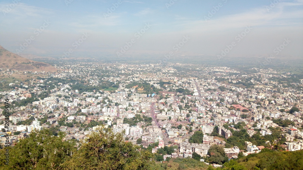 view of satara city 