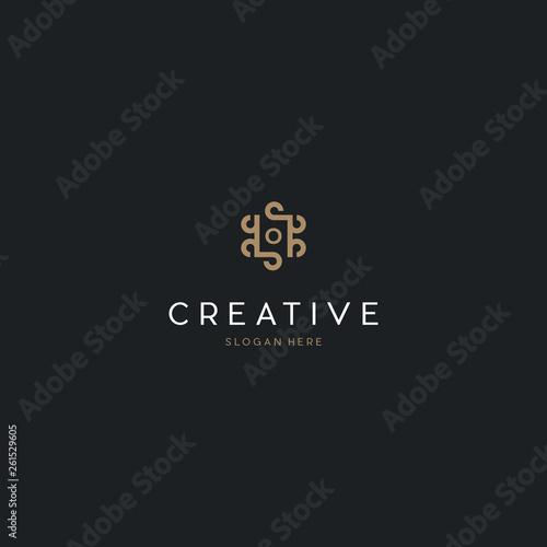 Universal creative premium letter O initials ornate signature symbol. Graceful vector sign. Letter O Royal Luxury Logo Design