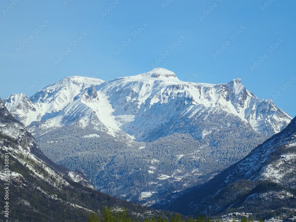 Le alpi Italiane dopo una grande nevicata