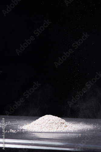 perlite for hydroponics vegetable on the pile