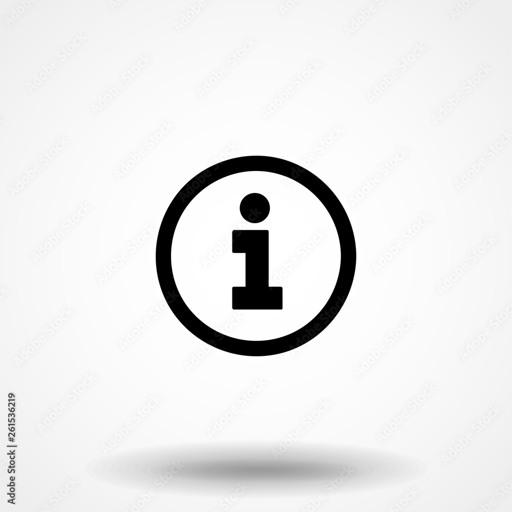 Information sign icon,vector. Flat design. Information sign icon,vector. Flat design.
