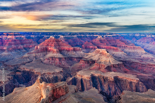 Grand Canyon, Arizona, USA at dawn from the south rim.