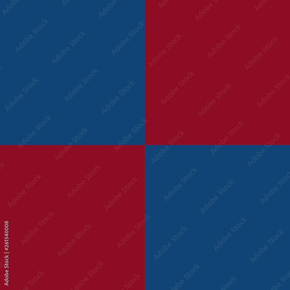 Naklejka premium Four squares red and blue. Saturated colors. Texture for printing on fabric, paper and as a background.