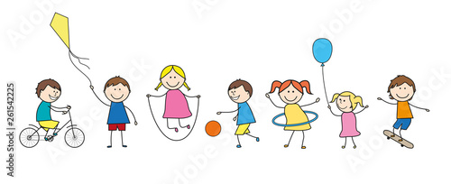 Enfants en train de jouer