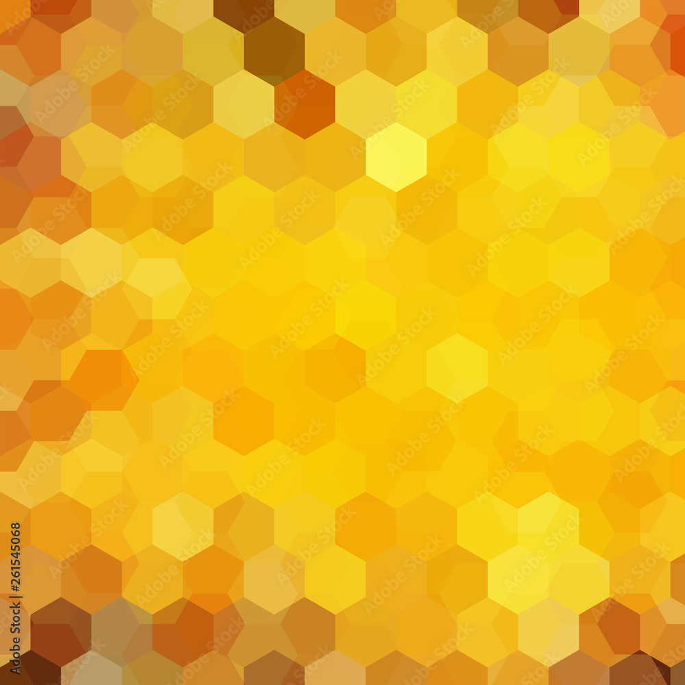 Background of geometric shapes. Yellow mosaic pattern. Vector EPS 10. Vector illustration Background of geometric shapes. Yellow mosaic pattern. Vector EPS 10. Vector illustration