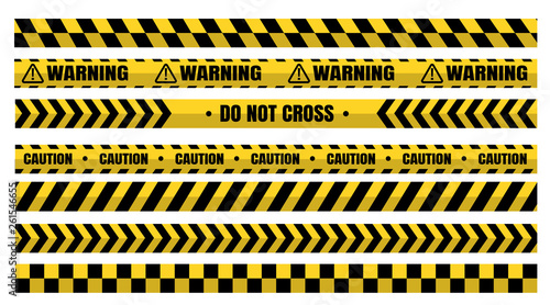 Hazardous warning tape sets must be careful for construction and crime.