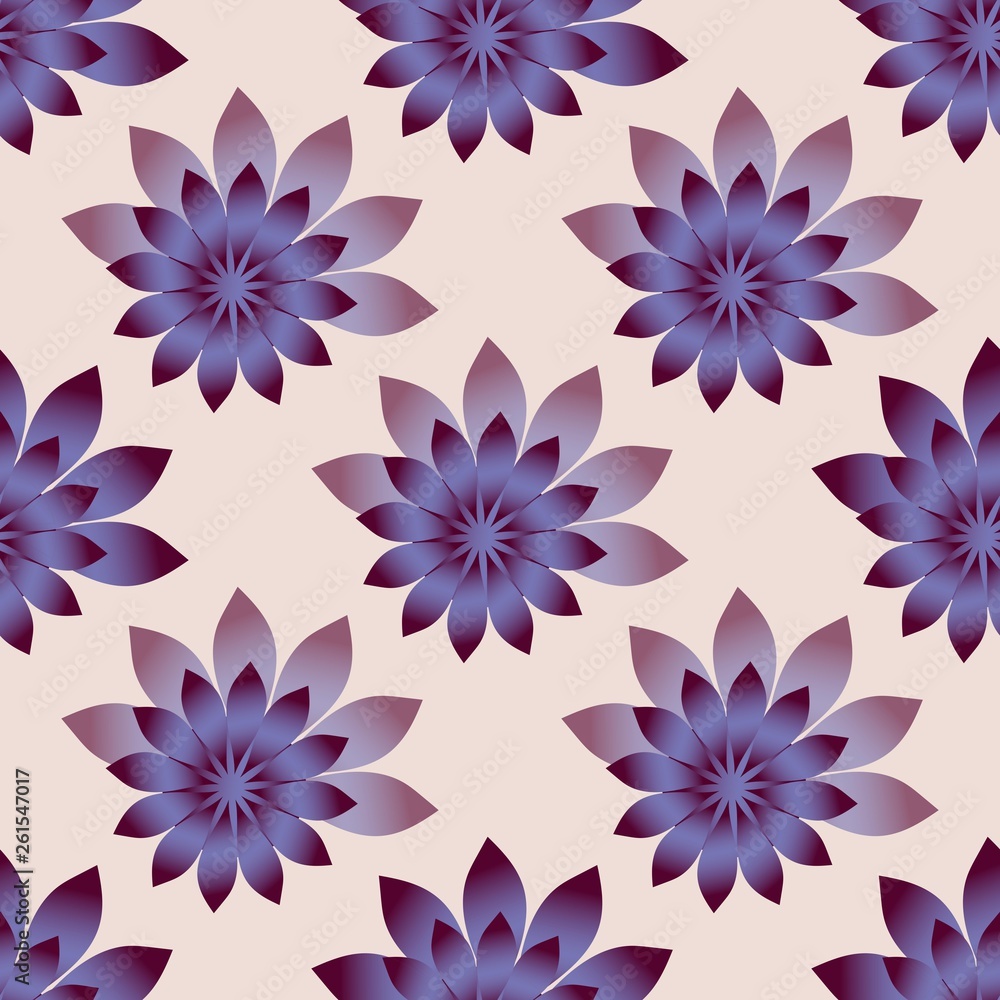floral pattern. cream background