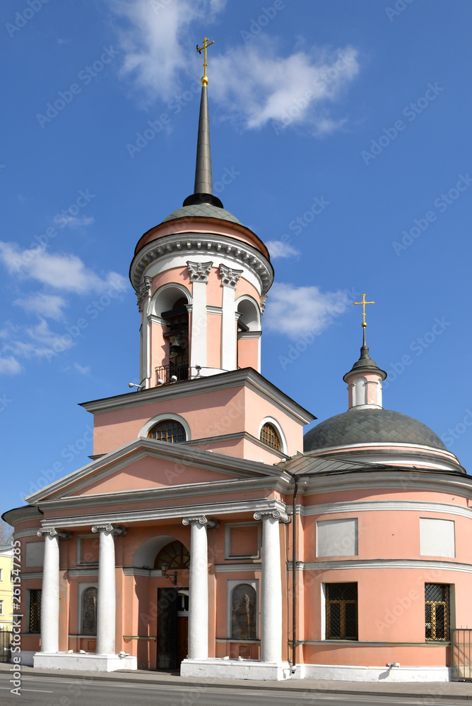 Church of Theotokos icon of Iviron at Field (1802) in Zamoskvorechye. Moscow, Russia