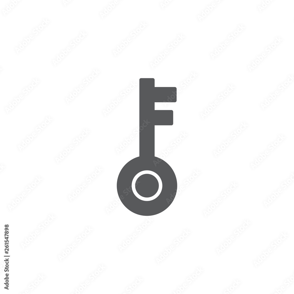 Key Icon in trendy flat style isolated on white background Key symbol for your web site design Key Icon in trendy flat style isolated on white background Key symbol for your web site design