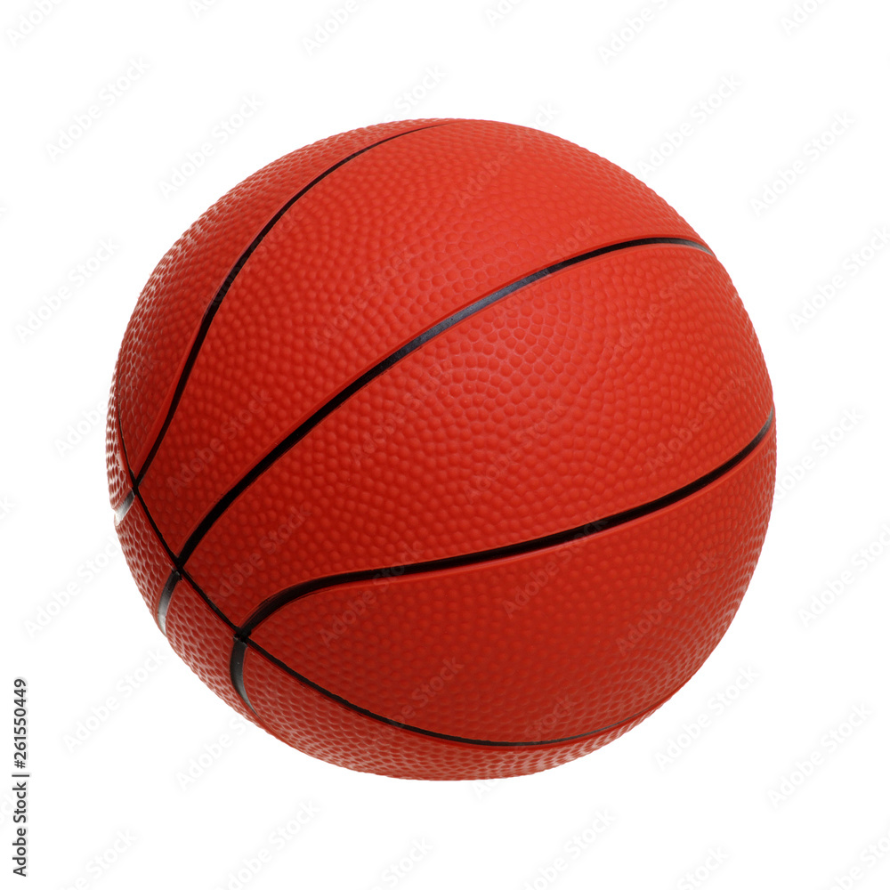 Fototapeta premium Basketball toy isolated on a white