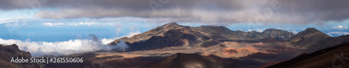Panorama of the Haleakala crater