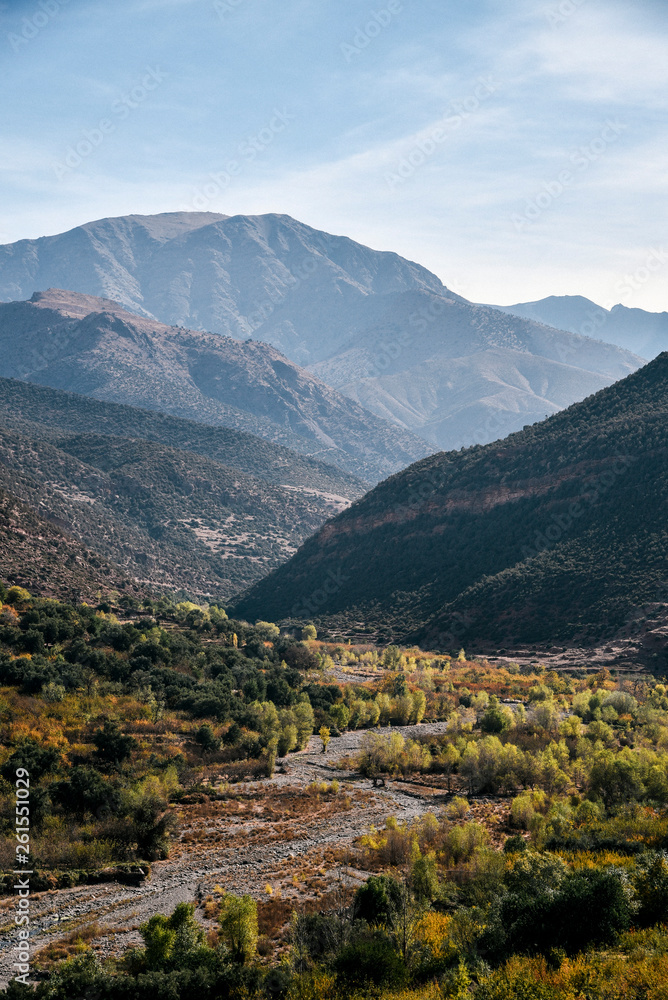 Imlil in the Atlas Mountains of Morocco