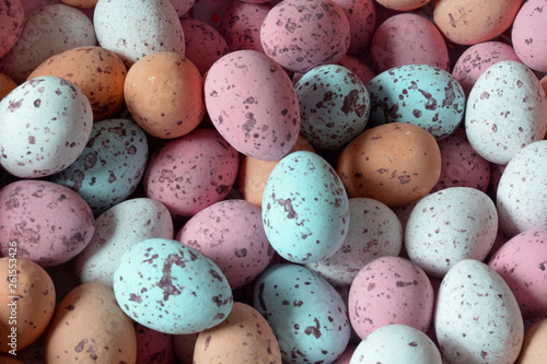colored easter eggs