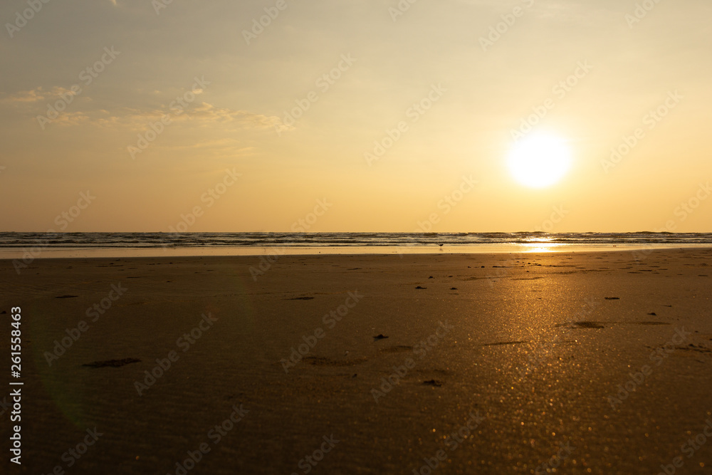 Landscape magnificent sunset on the ocean Landscape magnificent sunset on the ocean