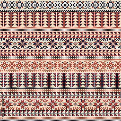 Palestinian embroidery pattern 142