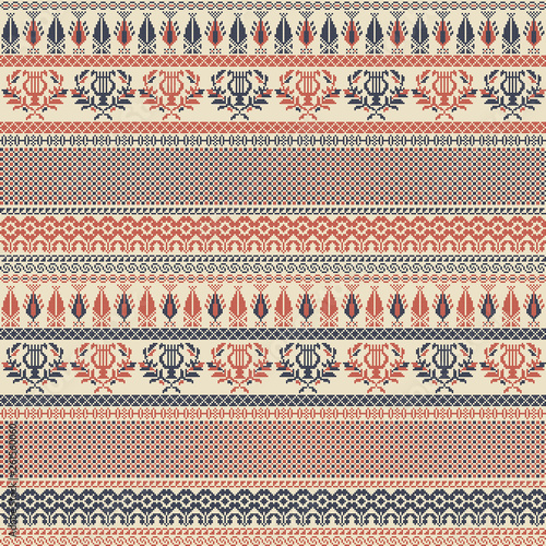 Palestinian embroidery pattern 141