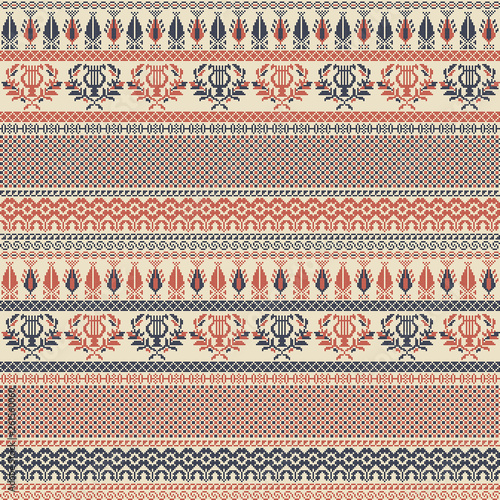 Palestinian embroidery pattern 141