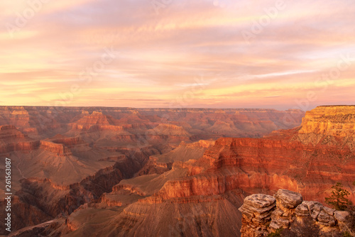 sunset at the grand canyon south rim © Susan