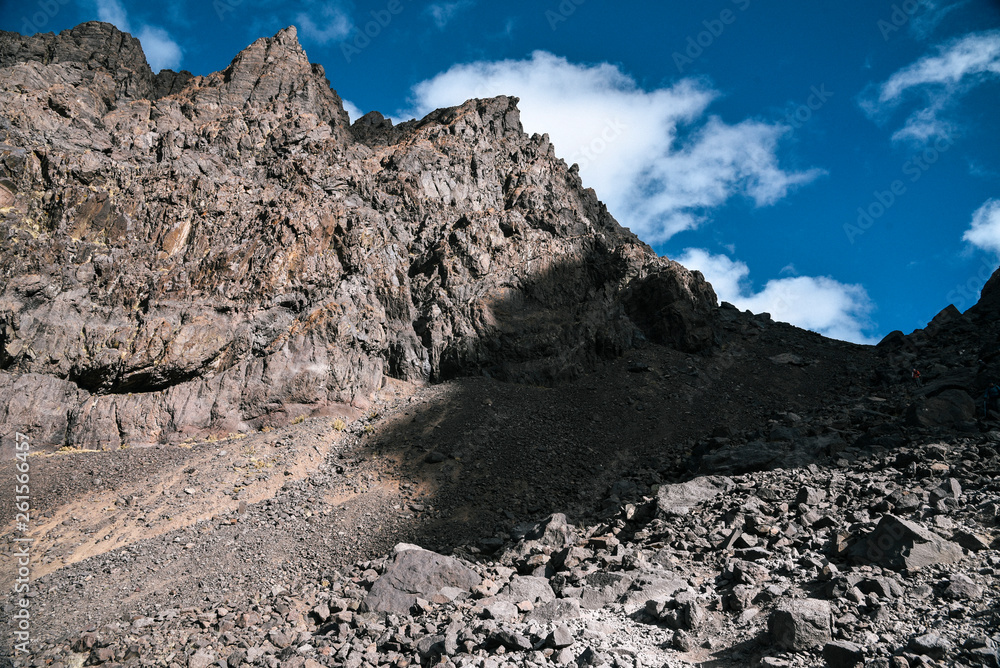 Hiking Toubkal, the Highest Peak in the High Atlas Mountains of Morocco