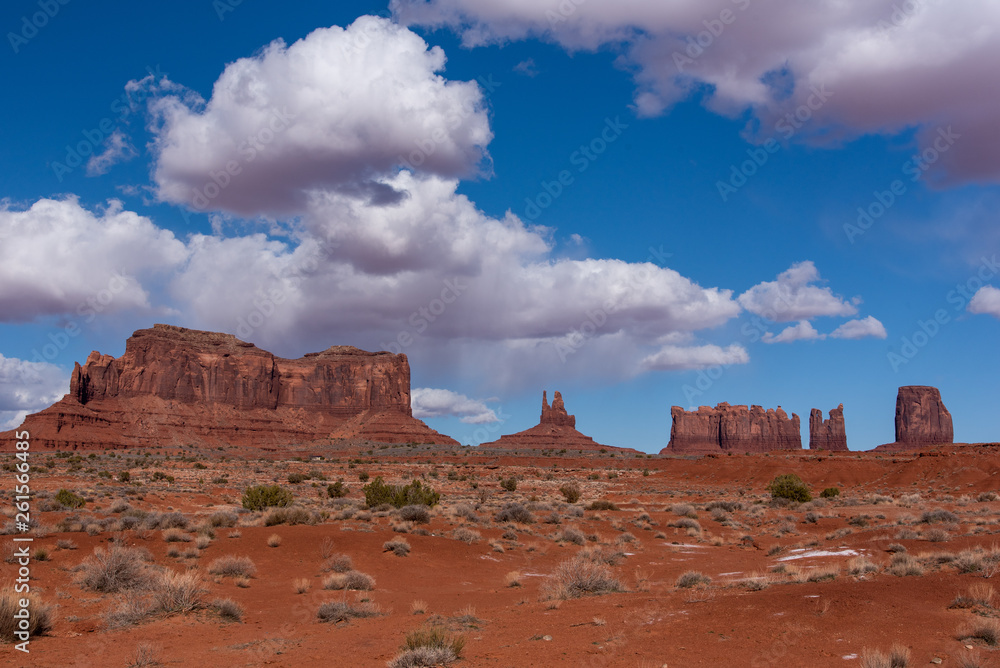 Monument valley rock formations