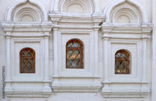 close up of antique medieval windows design © anney_lier