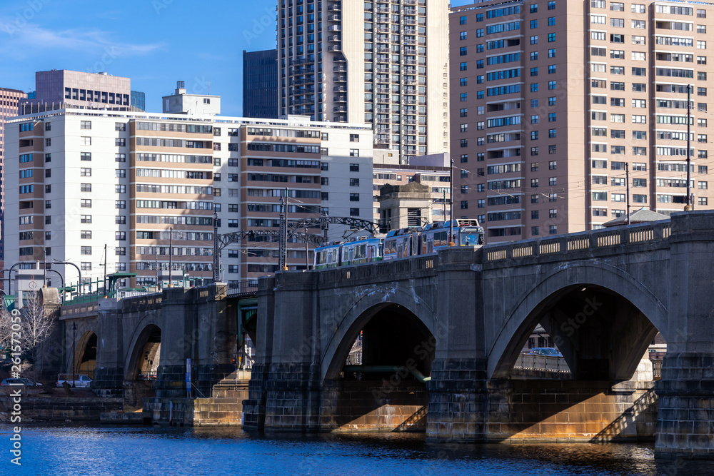 Naklejka premium Boston Downtown