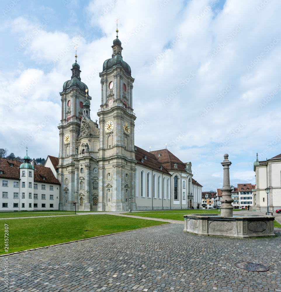  historic cathedral and monastery in the Swiss city of St. Gallen