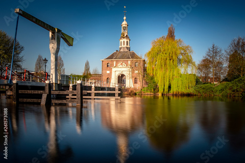 Zijlpoort city gate of Leiden photo