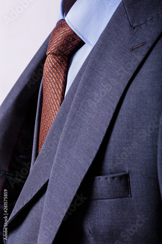 men's fashion tie and suit