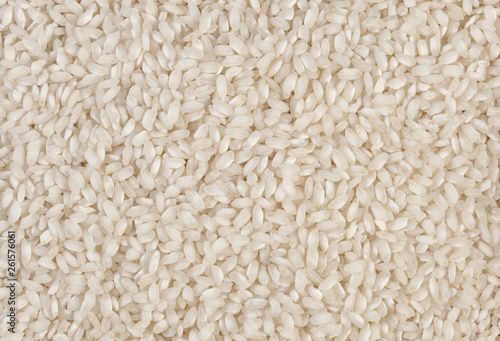 arborio risotto short grain rice texture background. nutrition. bio. natural food ingredient.