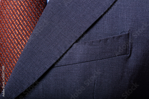 Foto men's fashion tie and suit