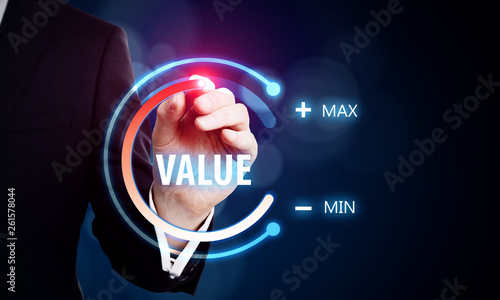 Obraz na płótnie Value and innovation concept