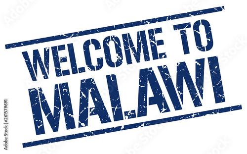 welcome to Malawi stamp