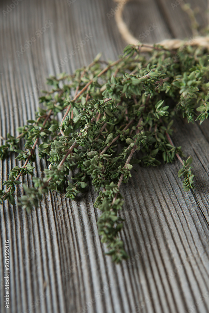 thyme - aromatic plant of the mint family are used as a culinary herb thyme - aromatic plant of the mint family are used as a culinary herb