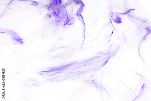Isolated violet fog on the white background, smoky effect for photos and artworks. Overlay for photos.