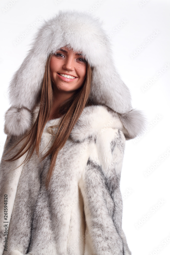 Winter Girl in Luxury Fur Coat Winter Girl in Luxury Fur Coat