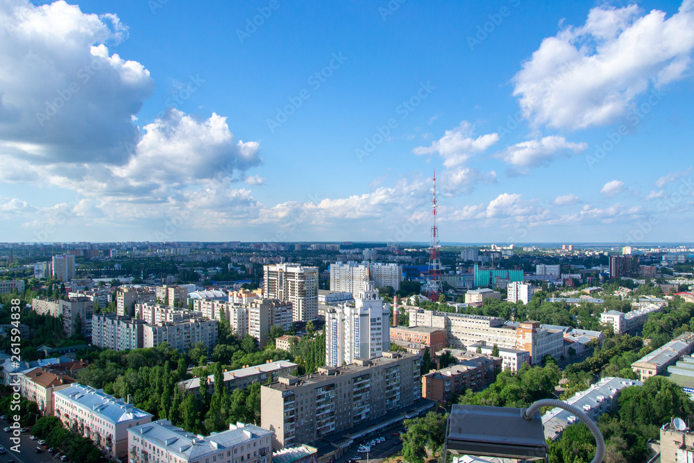 Voronezh city in summer time from the highest point Voronezh city in summer time from the highest point