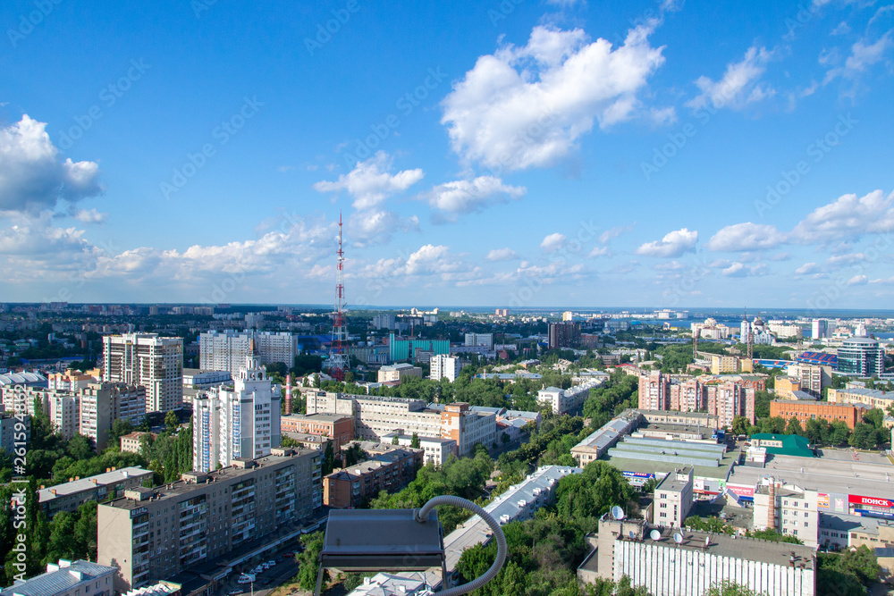 Voronezh city in summer time from the highest point Voronezh city in summer time from the highest point
