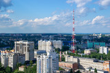 Voronezh city in summer time from the highest point