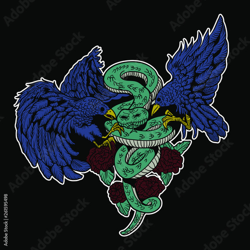  RAVEN AND SNAKE