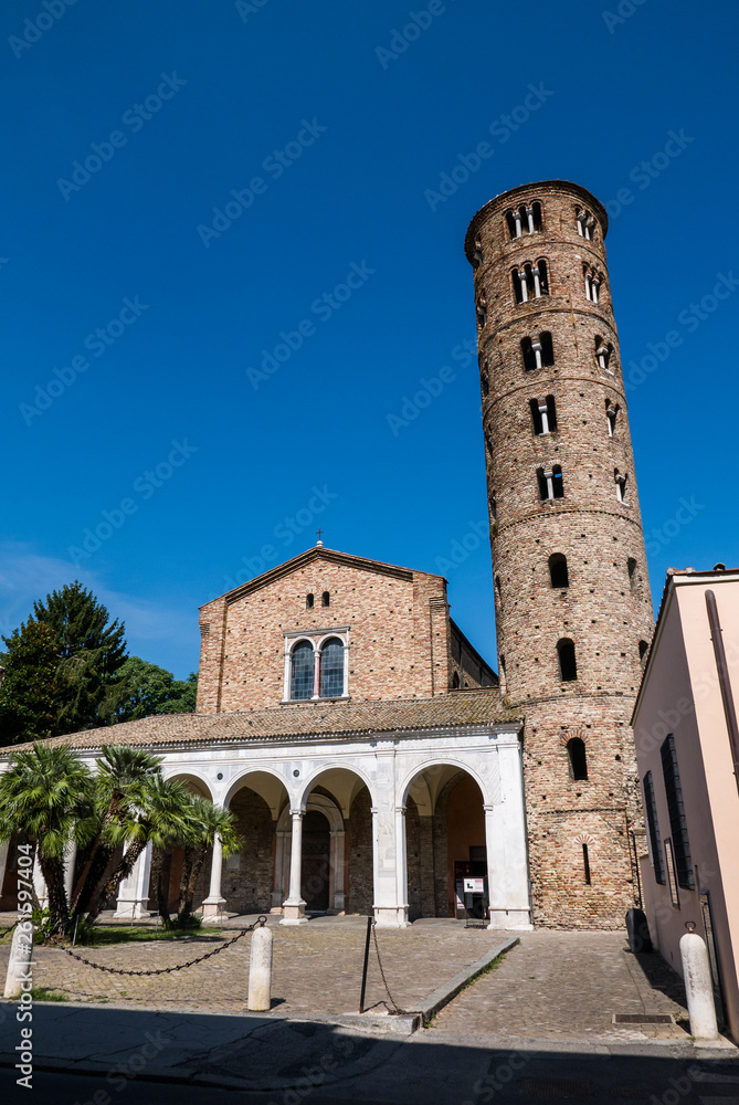 Basilica of Sant Apollinare Nuovo in Ravenna. Italy.